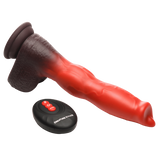 Ramming Hound Thrusting & Vibrating Silicone Dildo