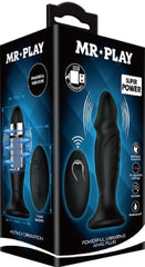 Powerful Vibrating Anal Plug (Black)